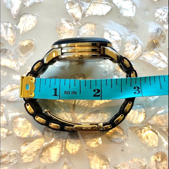 Michael Kors Watch - Black & Gold - Rubber Band - Picture 7 of 10